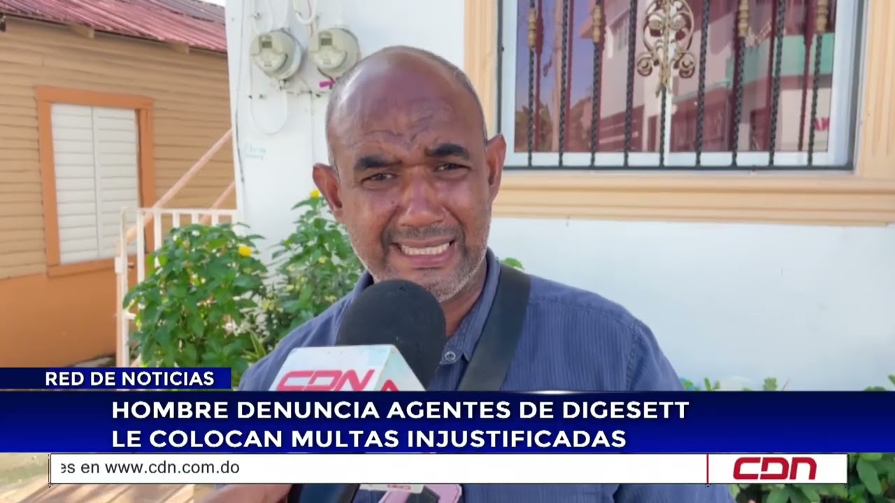 Hombre denuncia agentes de Digesett le colocan multas injustificadas