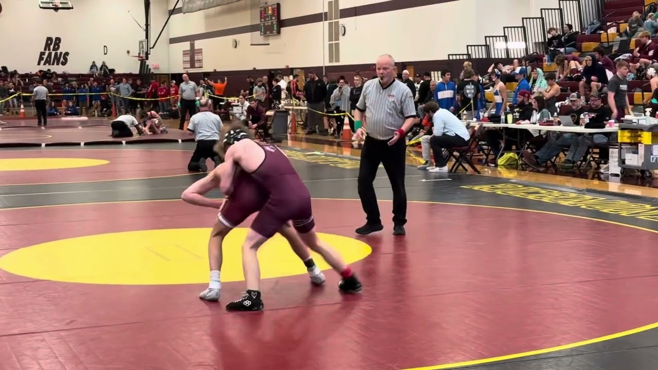 2024-12-14 Quarterfinal - Lincoln Hoger (Wheaton Academy) tech over Christian Pease (Prairie Ridge)