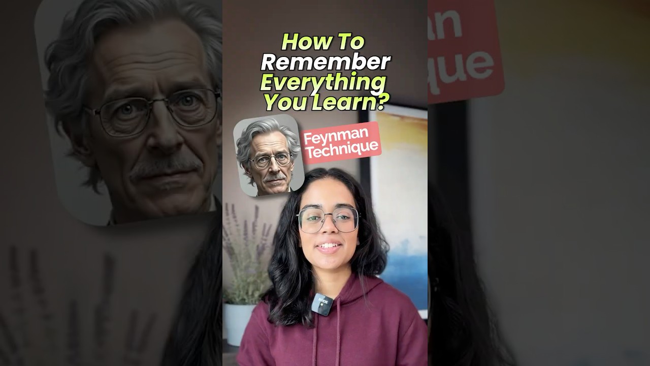 How To Remember Everything You Learn? The Feynman Technique | English Tips For Fluency - Ananya
