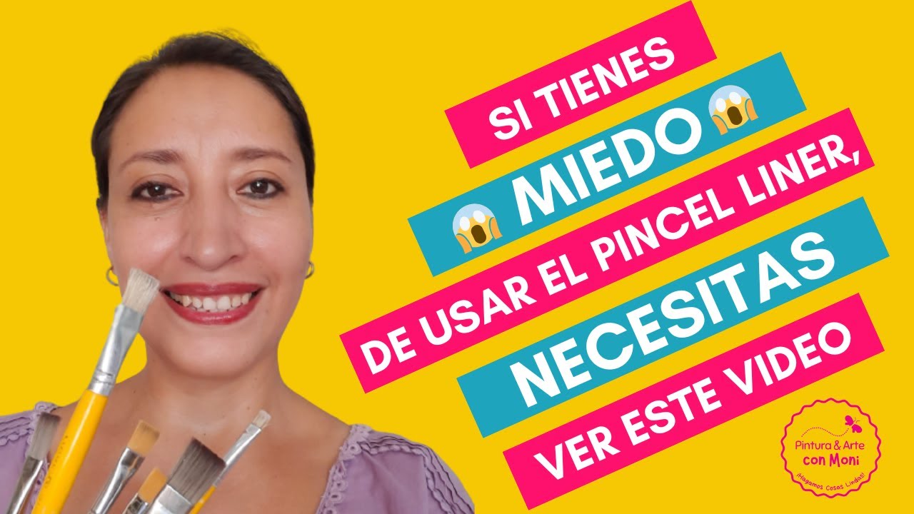 CÓMO USAR EL PINCEL LINER #pinturaacrílica #pinturacountry #diy #artecountry