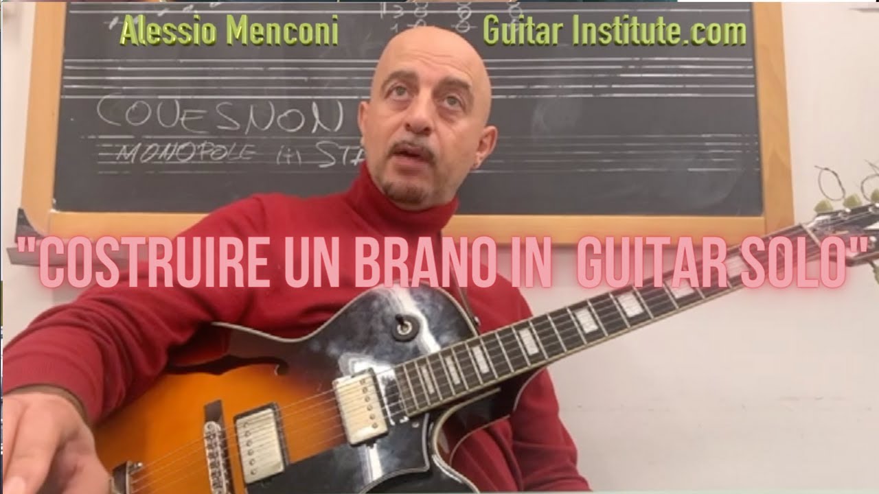 Costruire un guitar solo | Alessio Menconi