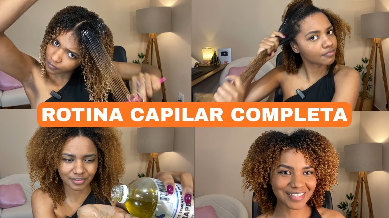 ROTINA CAPILAR DE NUTRIÇÃO COMPLETA | CABELO CRESPO 