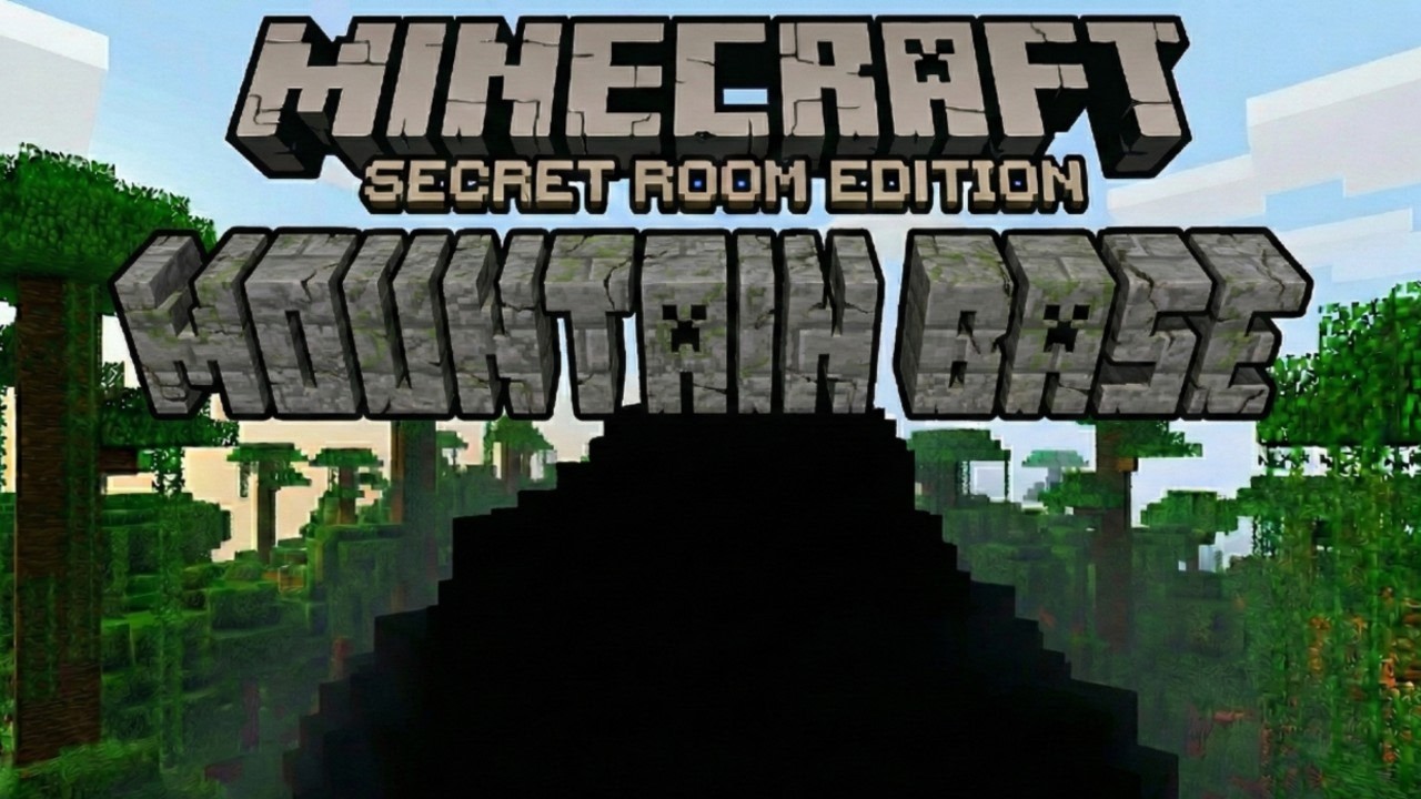Mountain Base with a 3x3 Piston Door & Secret Room | Minecraft ʟᴏɴɢᴘʟᴀʏ