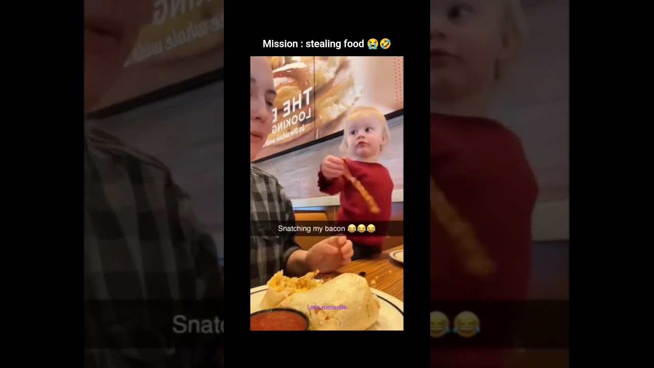 mission stealing food 😭🤣❤ 