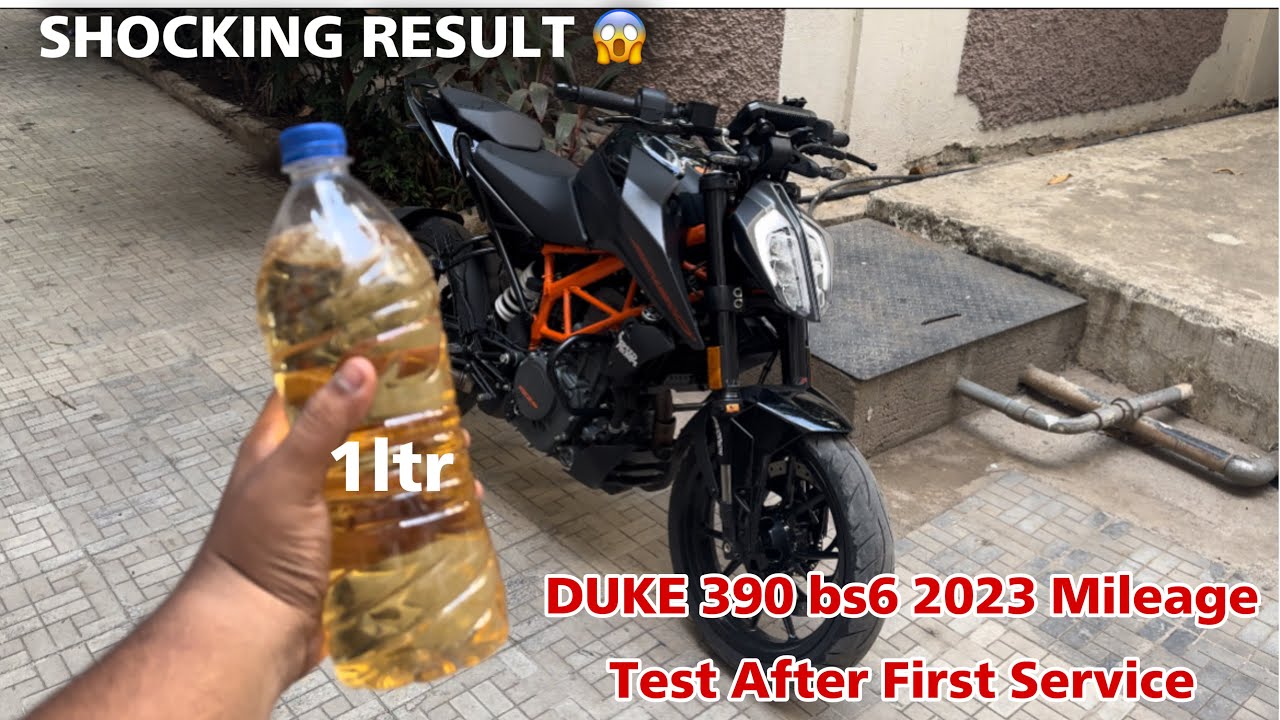 Duke 390 Bs6 2023 Mileage Test | Shocking Result 😱