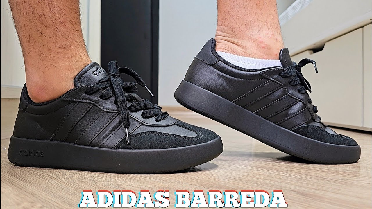 Review Do T&ecirc;nis Adidas Barreda Todo Preto | Demonstra&ccedil;&atilde;o No P&eacute; | On Feet | T&ecirc;nis Casual/ Dia a Dia