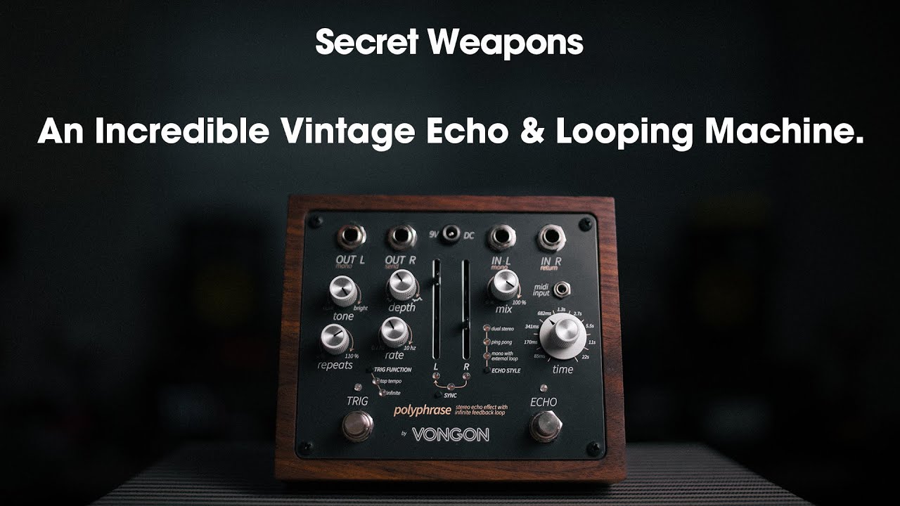 22 Seconds of Delay Time & MIDI! Vongon Polyphrase | Secret Weapons