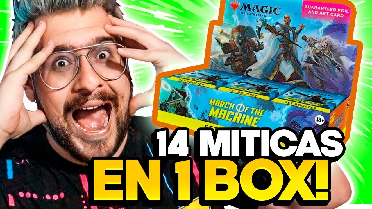 COMO ES POSIBLE ESTO!! 14 MITICAS EN UNA CAJA DE SET? MARCH OF THE MACHINES