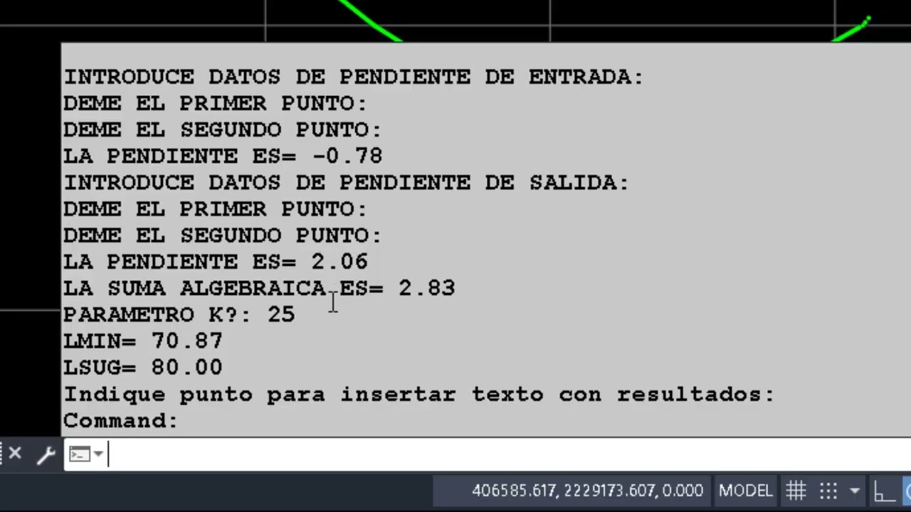 Calculo de Curvas Verticales con norma SCT