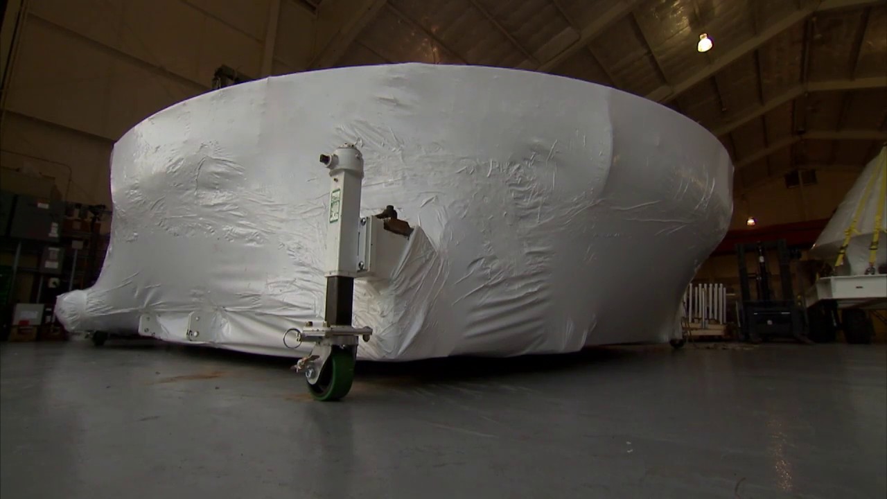 Orion Spacecraft Heat Shield Leaves NASA Langley