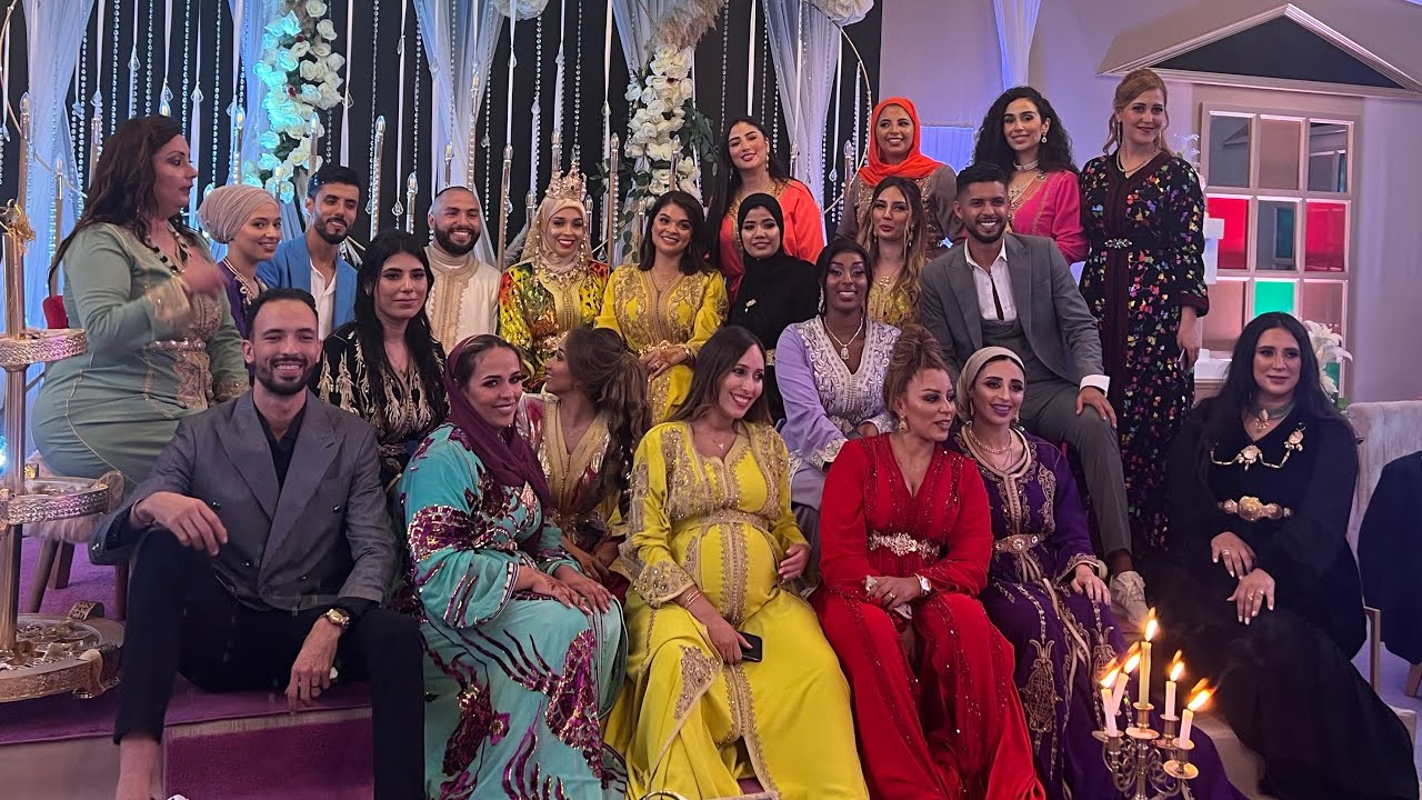 عرس مغربي لبناني ديال أختي حبيبتي سلومة أجواء كلها نشاط