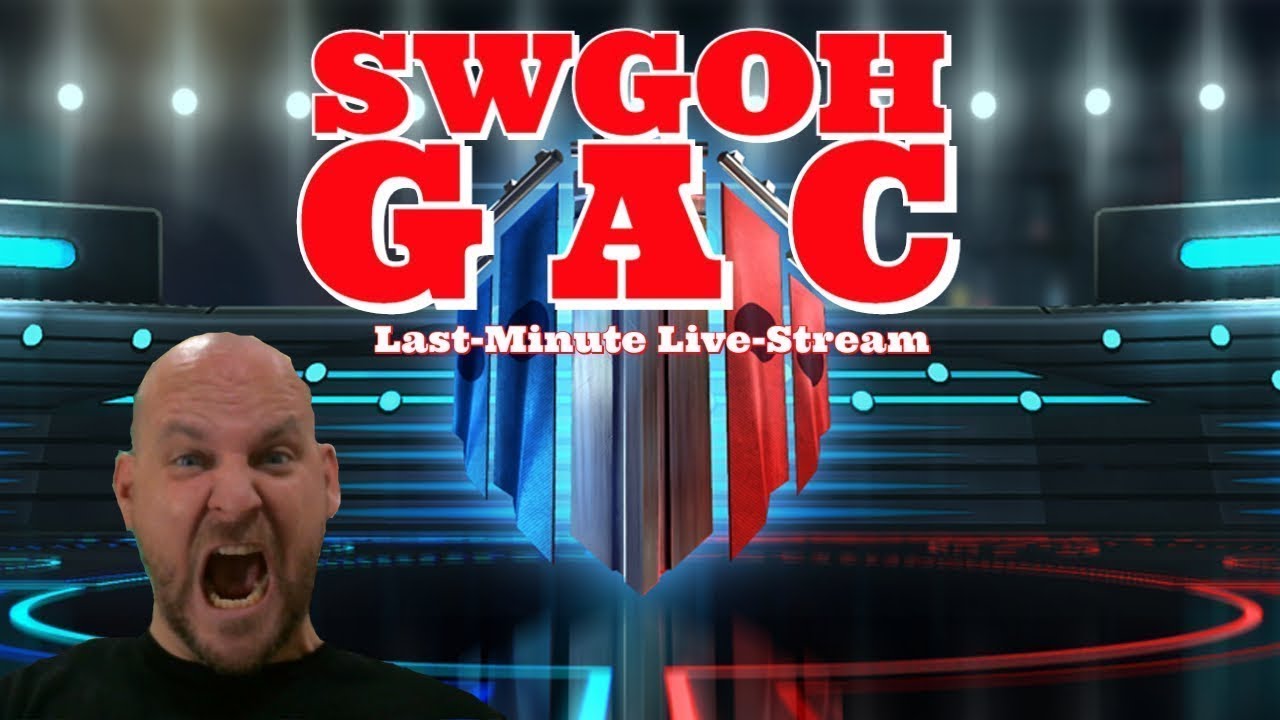 SWGOH Grand Arena Championship: 3v3 GAC, Saturday Morning Silliness #StarWars #Nerd #Subcribe