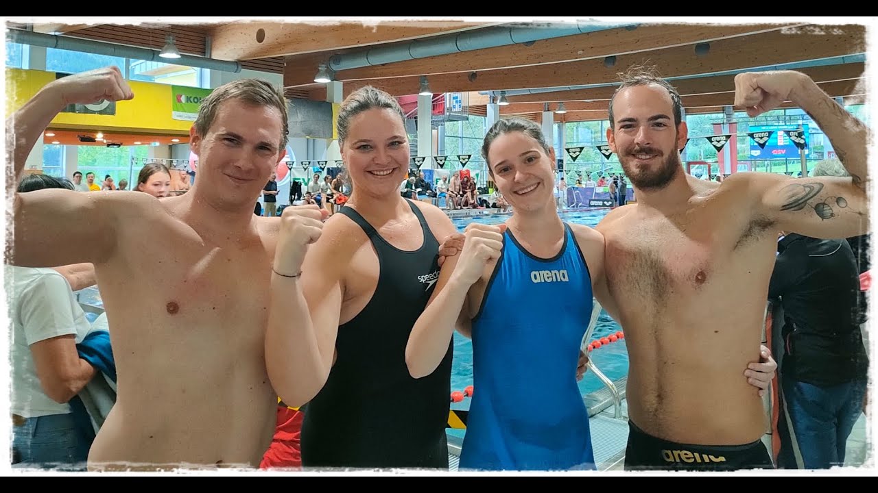 Staffelsieg SK V&Ouml;EST Linz &uuml;ber 4x50 m Freistil Mixed-Bewerb