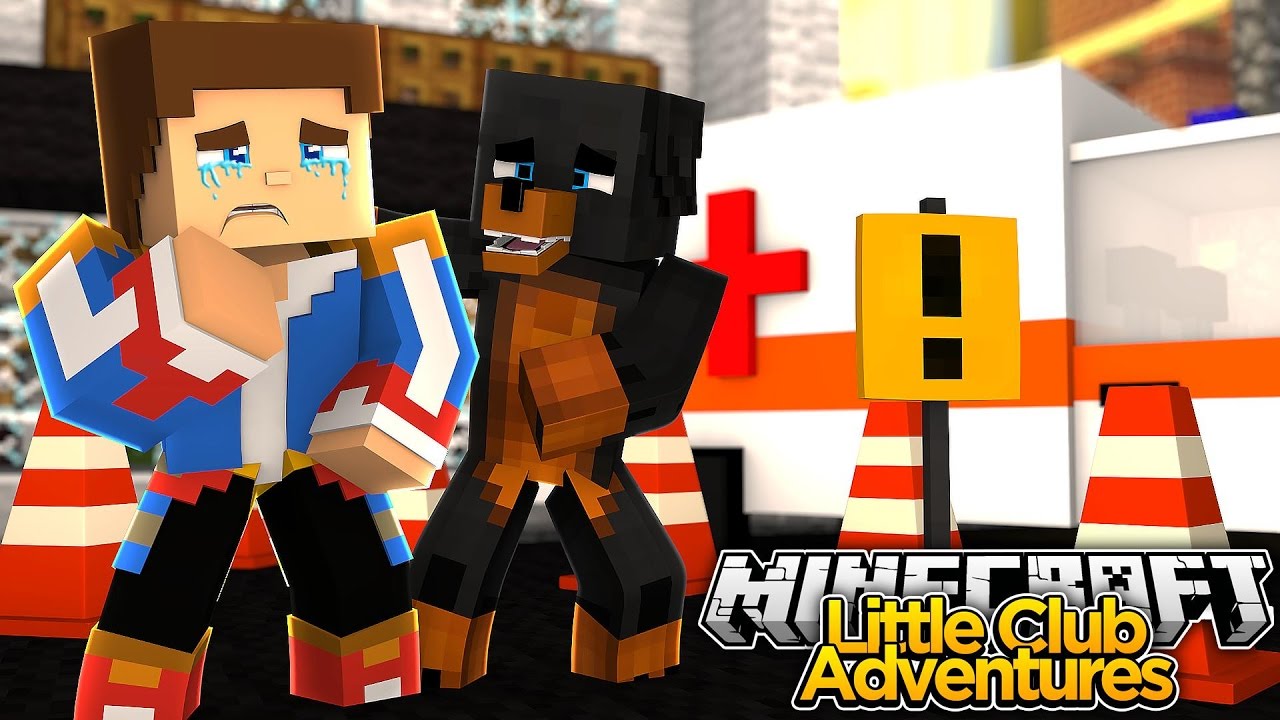 Little Donny's GRANDMA HAS A HEART ATTACK!!! - Minecraft Little Club Adventures