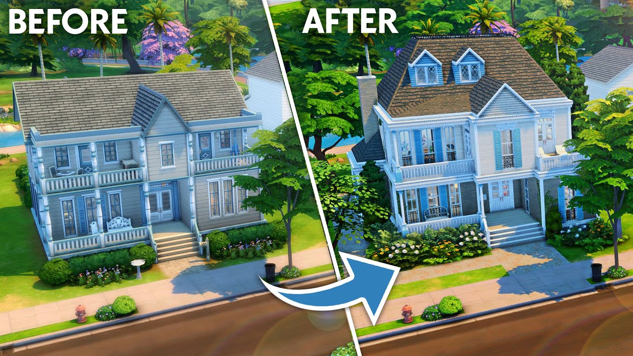 Renovating the Pancakes Family Home 🥞 // The Sims 4 Speed Build