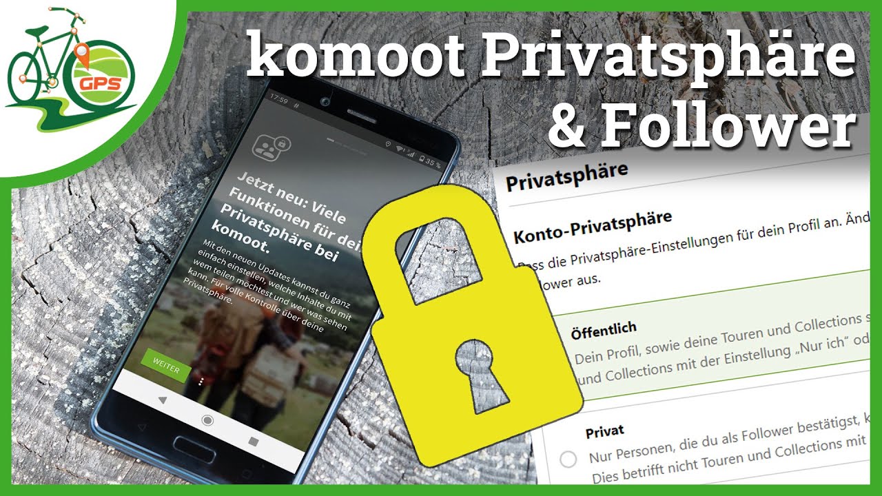 komoot Privatsph&auml;re richtig einstellen 🔧 Follower & Freunde verwalten 🚴 🏁