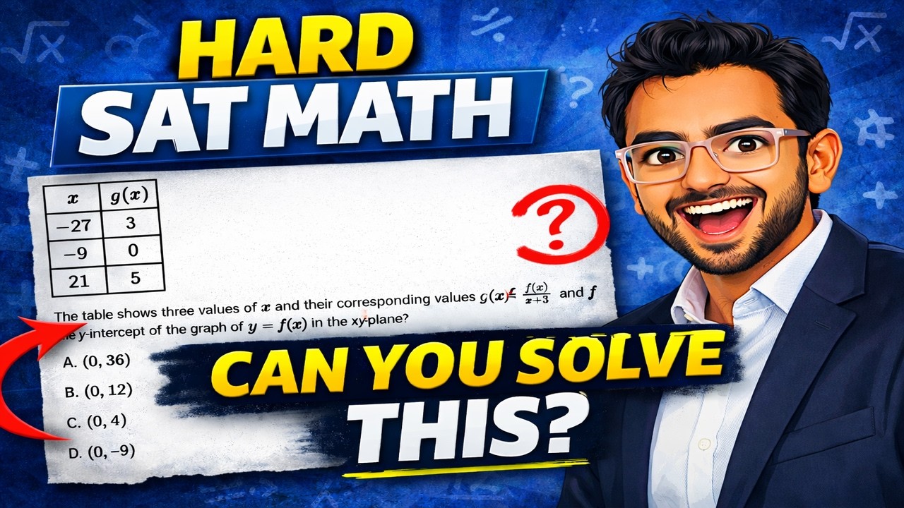 If You Can Solve These SAT Math Questions, 1500+ Is Easy