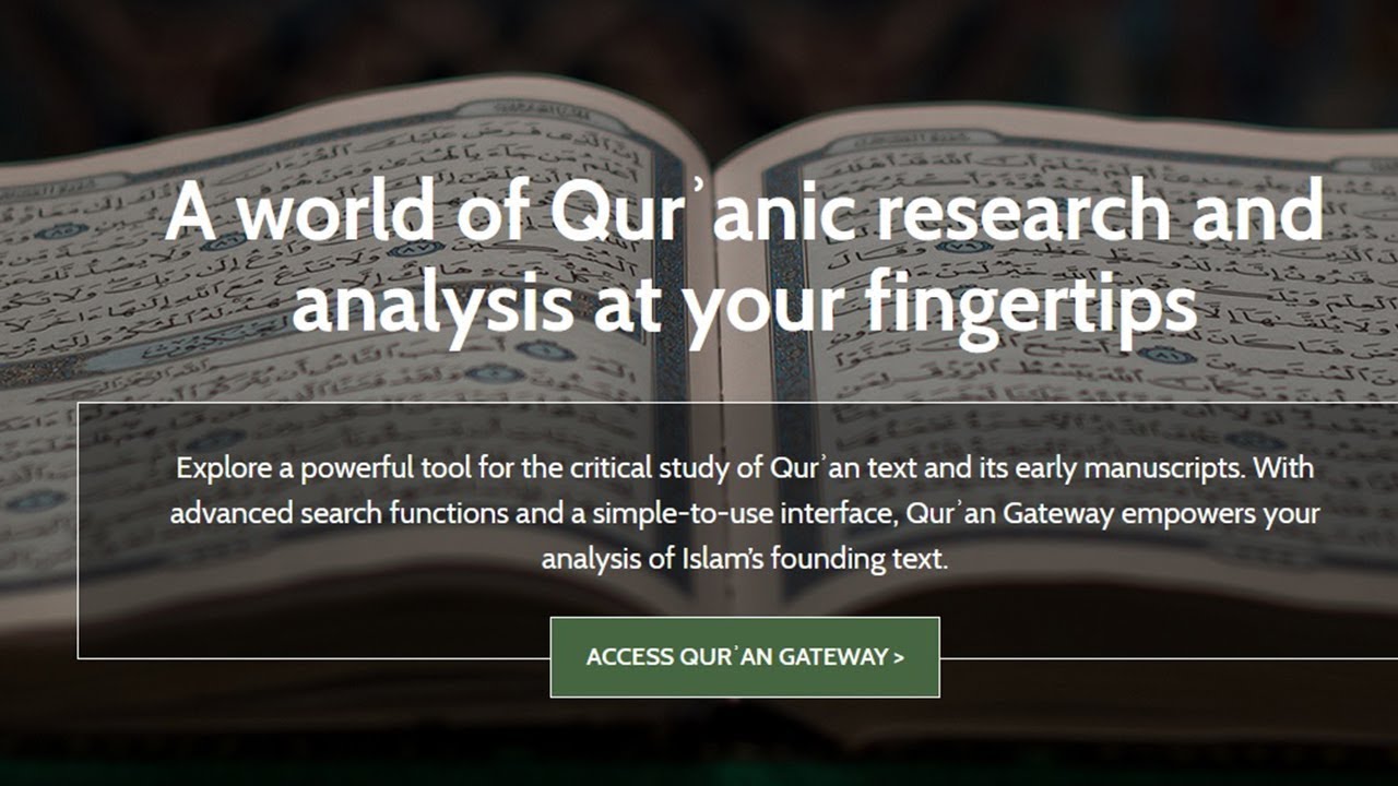Quran Gateway is Up!!