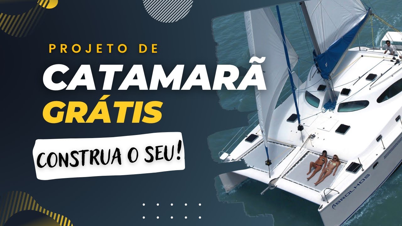 Projeto de catamarã grátis para construção amadora | Projeto 61