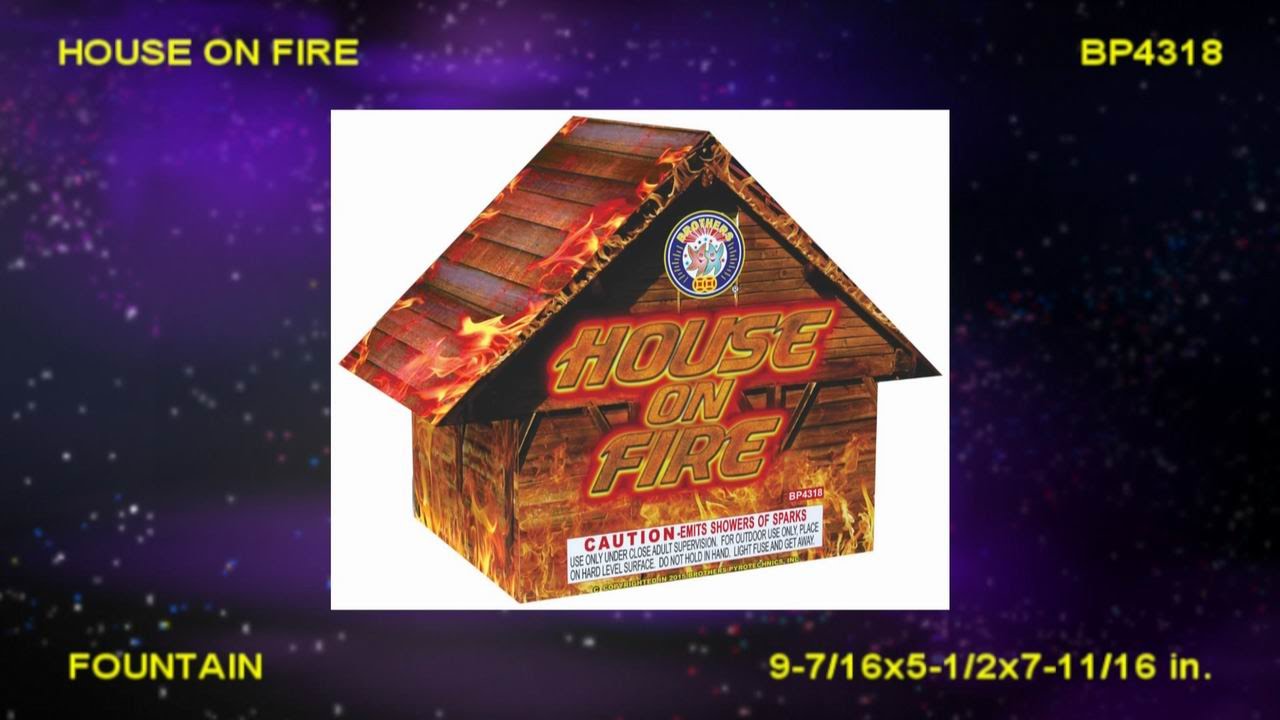BP4318 House on Fire fountain