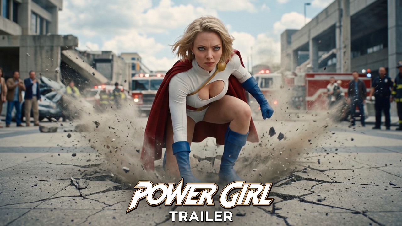 Power Girl (2026) - Amanda Seyfried, Jason Momoa, Nicolas Cage | Concept Trailer