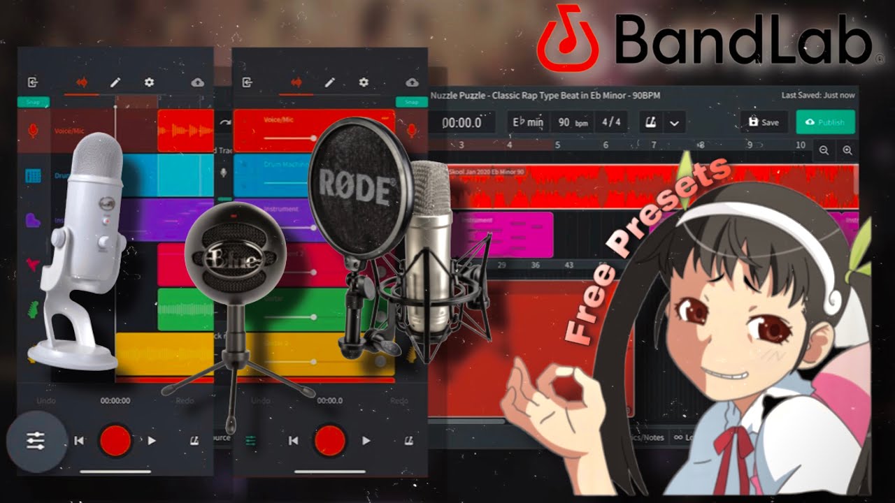 How to Connect USB/XLR/External Microphone To Bandlab On IPhone + Free Vocal Presets!!!