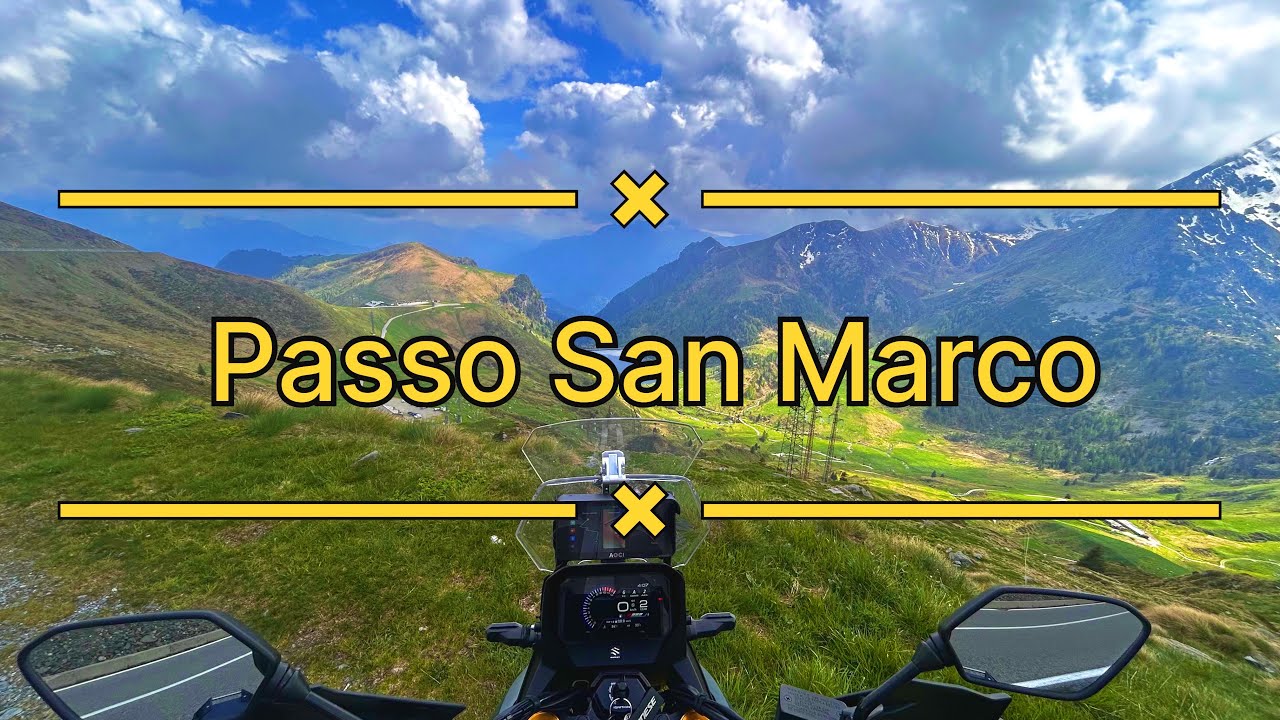 Passo San Marco in moto