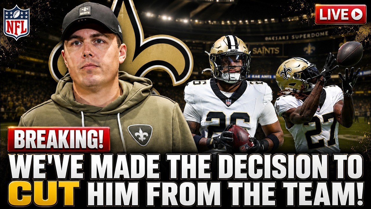 💥 NFL BOMBSHELL! Saints Cut 2 Players to Rebuild the Roster! Who's Out? SAINTS NEWS