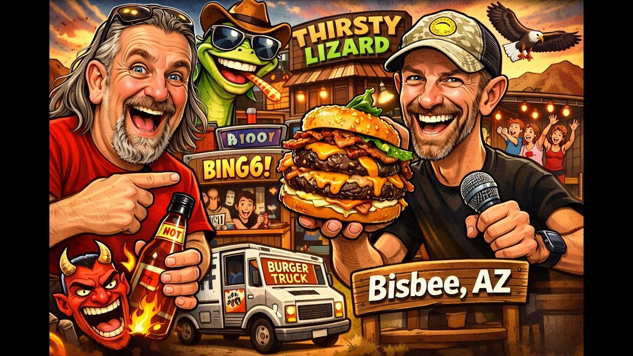 27 BURGER STYLES?! 🍔🔥 | Veteran-Owned Thirsty Lizard in Bisbee, AZ