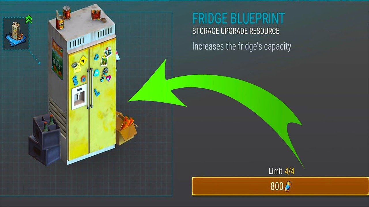 FRIDGE BLUEPRINT #LAST DAY ON EARTH #LDOE