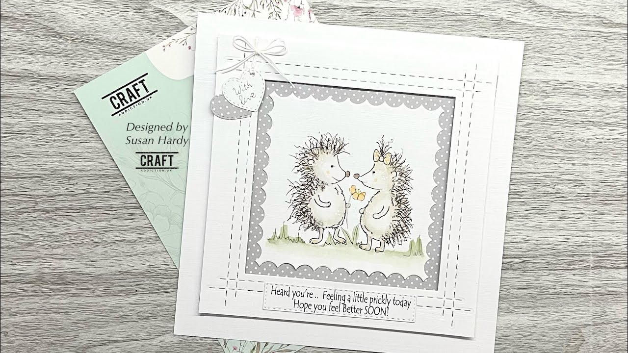 Просто... Открытка с пожеланиями скорейшего выздоровления #Craftaddictionuk #код купона Susan5