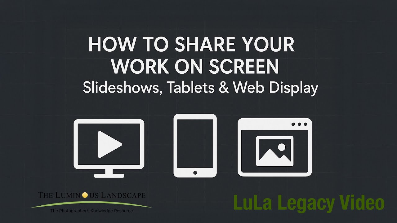 How to Share Your Work on Screen: Slideshows, Tablets & Web Display | LuLa Legacy