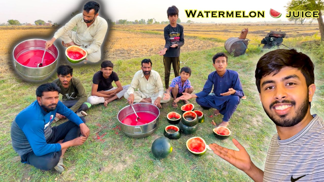 HATH KE SATH WATERMELON KA JUICE BNAYA 🍉 Zohaib Sabir Vlogs 😍