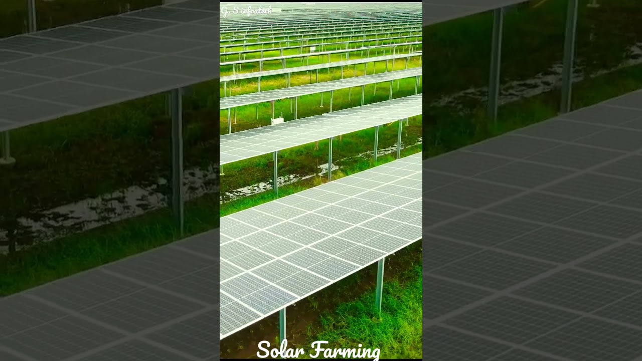 Solar Farming In Megawatt Project