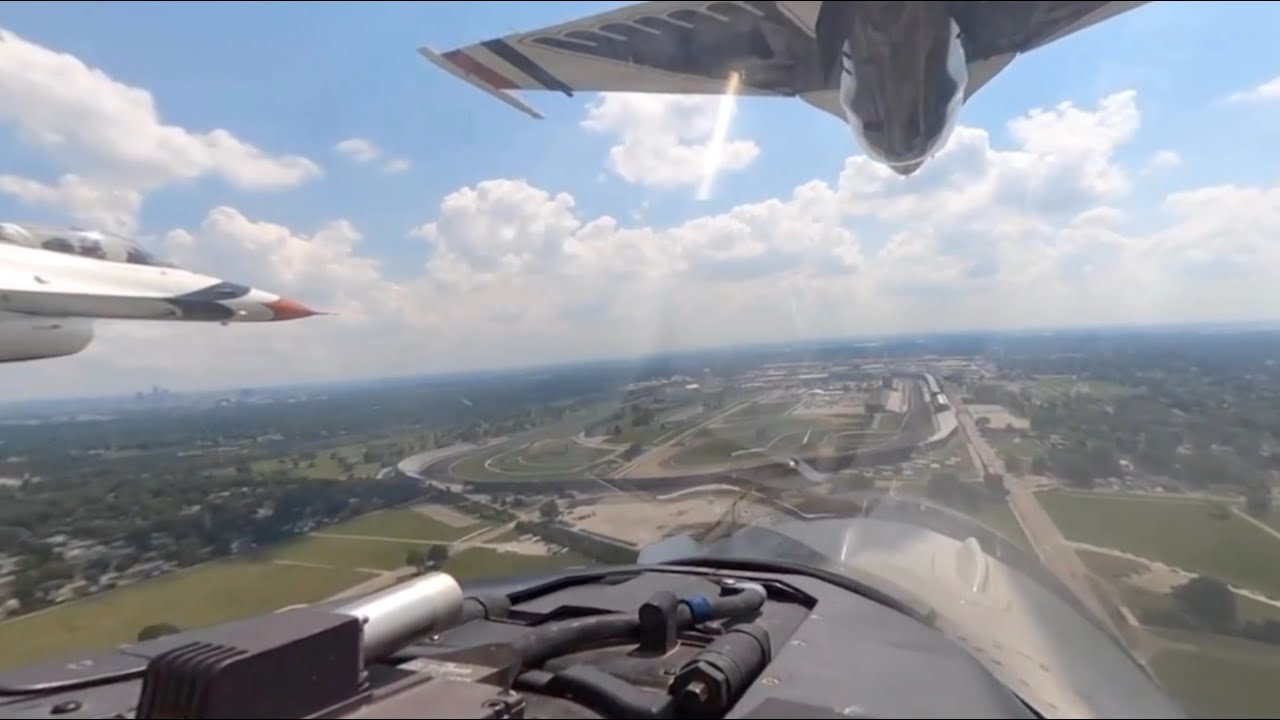 104th Running of the Indianapolis 500 presented by Gainbridge Thunderbirds Fly Over
