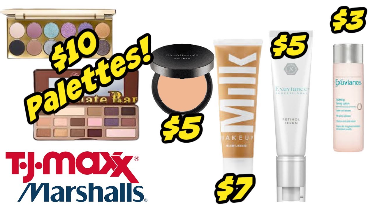 YELLOW TAG CLEARANCE! CRAZY DEALS! PART 1 OF CHEAPEST EVER MAKEUP, SKINCARE AT TJ MAXX & MARSHALLS