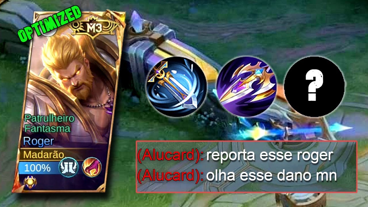 VELEU MOONTON!! SKIN ROGER PHANTOM RANGER M3 VOLTOU!! | MLBB