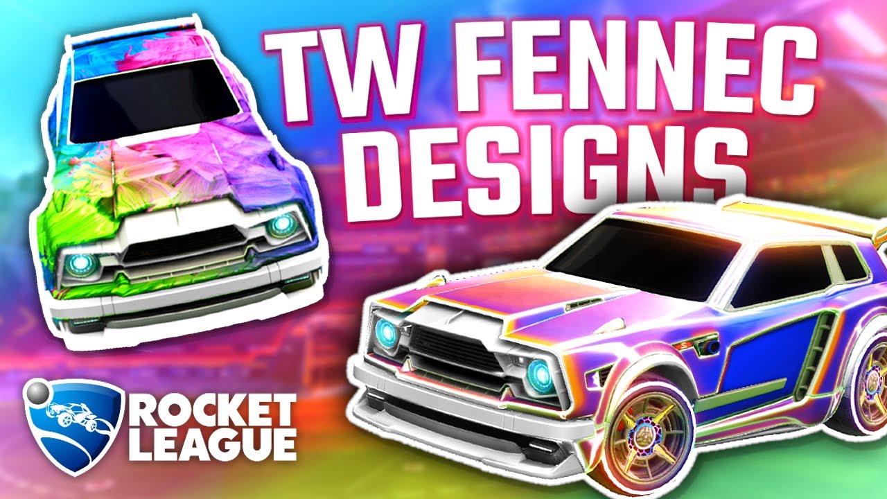 10 Clean TITANIUM WHITE FENNEC DESIGNS in Rocket League!