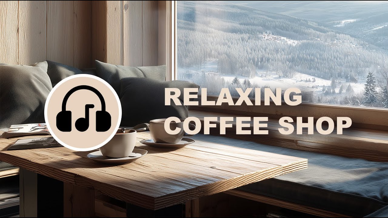 Cozy Winter Ambience Coffee Shop - Jazz for Relaxation