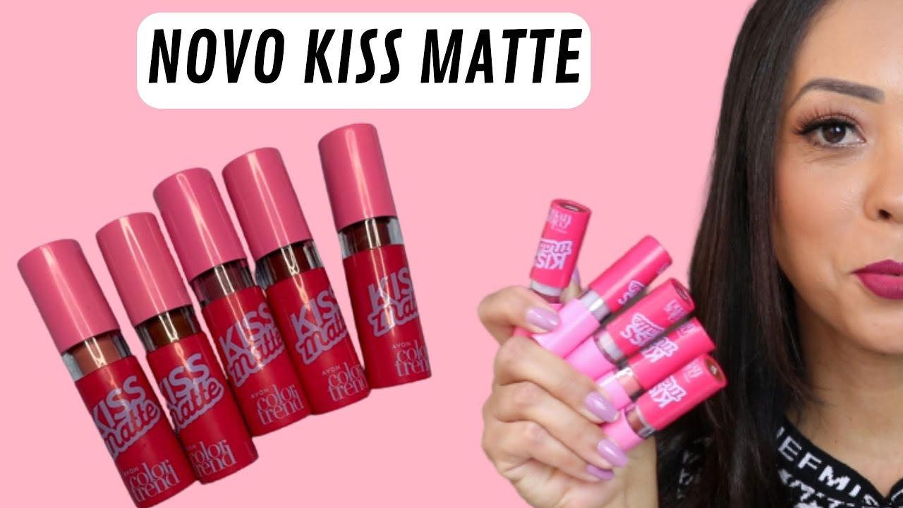 KISS MATTE O NOVO BATOM BARATINHO DA AVON