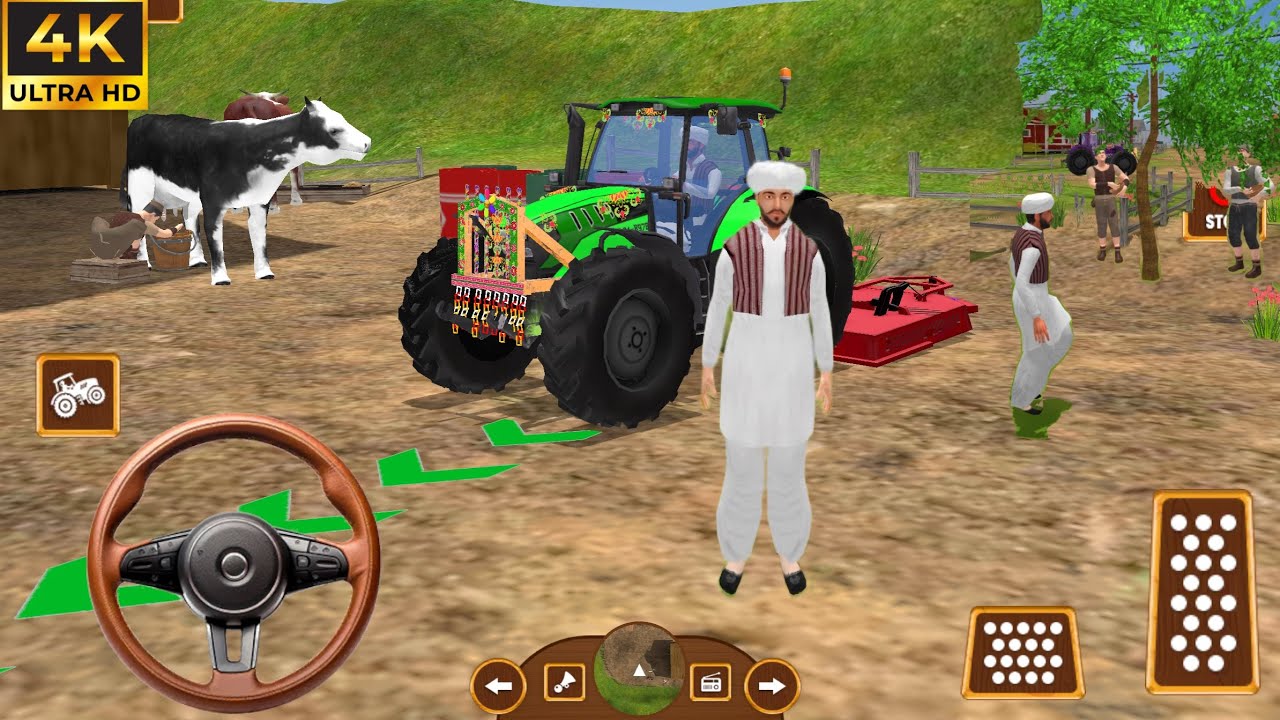 India farmer Game tractor 2026 New In farm corn - Us Tractor farming Game Ep31