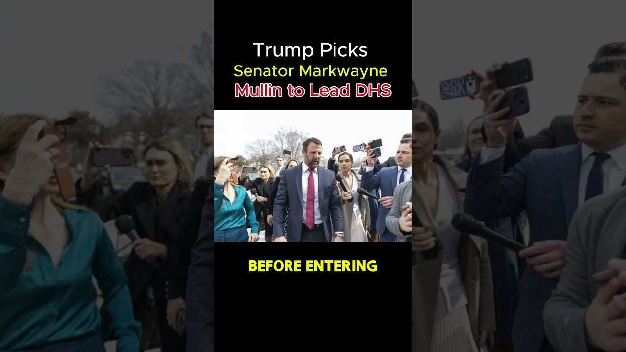 Trump Nominates Sen. Markwayne Mullin to Lead Homeland Security