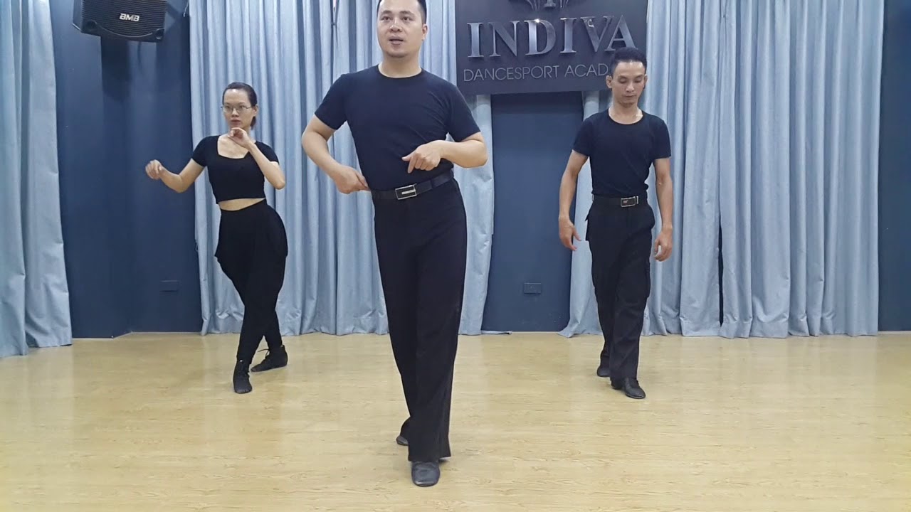 Rumba 16 Bước cơ bản với hông lượn nhanh. Thầy giáo Vĩnh Thành
