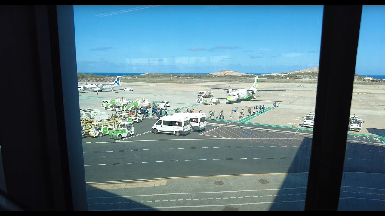 Gran Canaria Airport  [4k Ultra HD 60fps ]