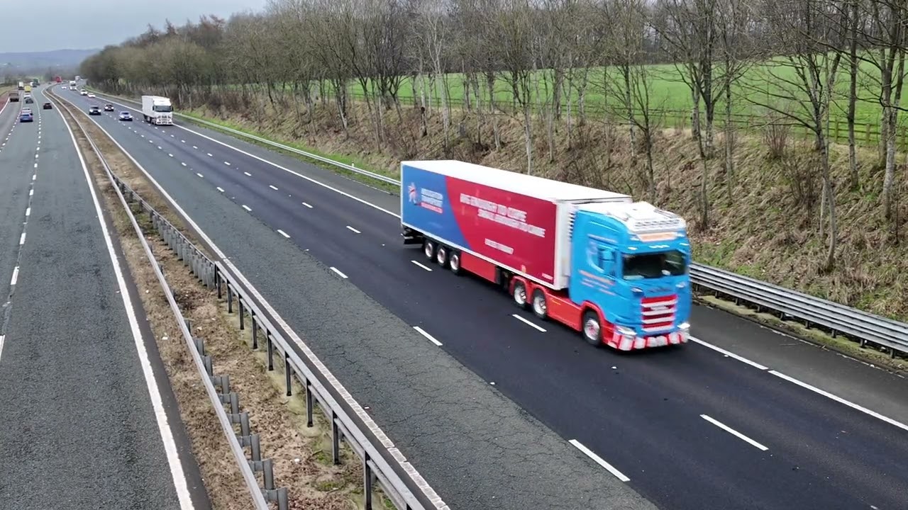 Uk truck spotting M6 #201 