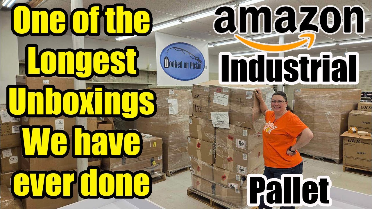 One of the longest unboxings We have ever done from Amazon - It is an industrial pallet
