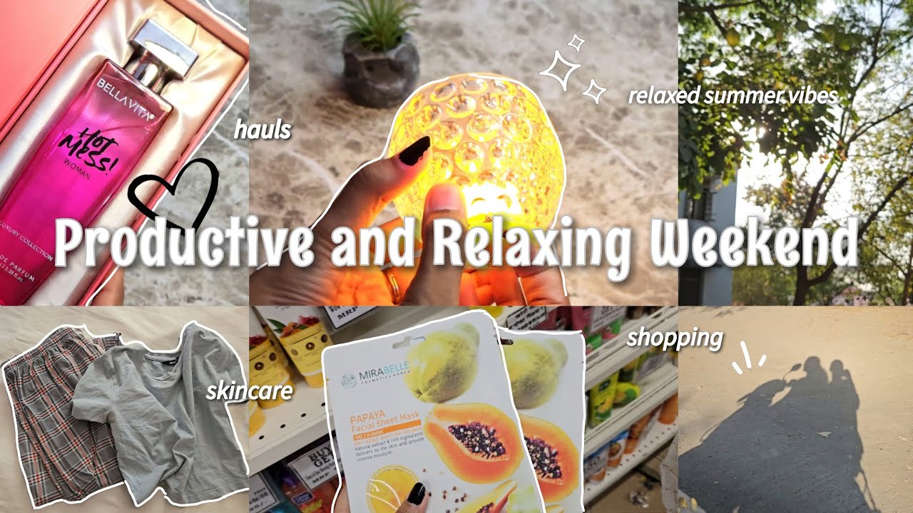 [VLOG] Weekend in my life🤍 Productive weekend: skincare, hauls, grocery run🛍 Aesthetic Indian Vlog✨️