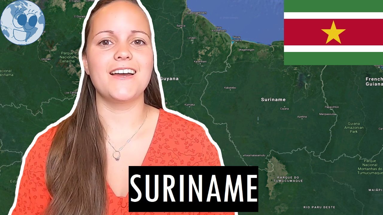 Zooming in on SURINAME | Geography of Suriname with Google Earth