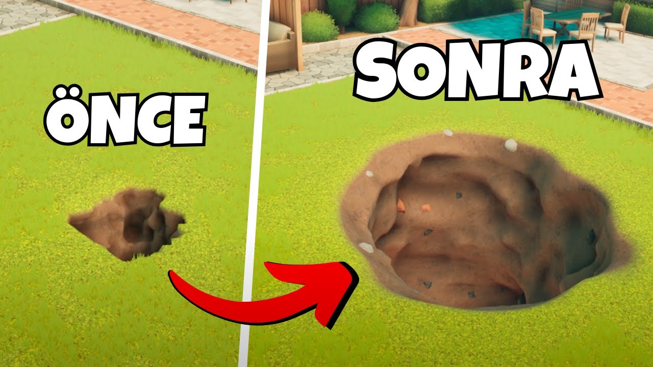 BAHÇEDE HAZİNE AVI 💰💀 | A Game About Digging A Hole