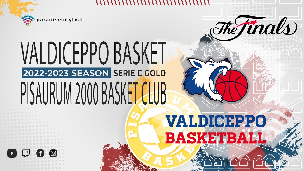 The 2023 Finals - Serie C Gold - Sicoma Valdiceppo vs. Pisaurum 2000 Basket Club